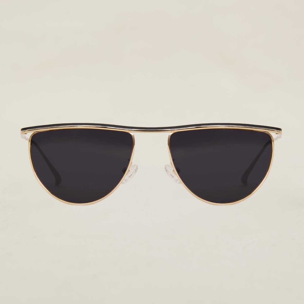 DEVON WINDSOR Black Oval Tokyo Sunglasses Portofino Sunglasses main image 2
